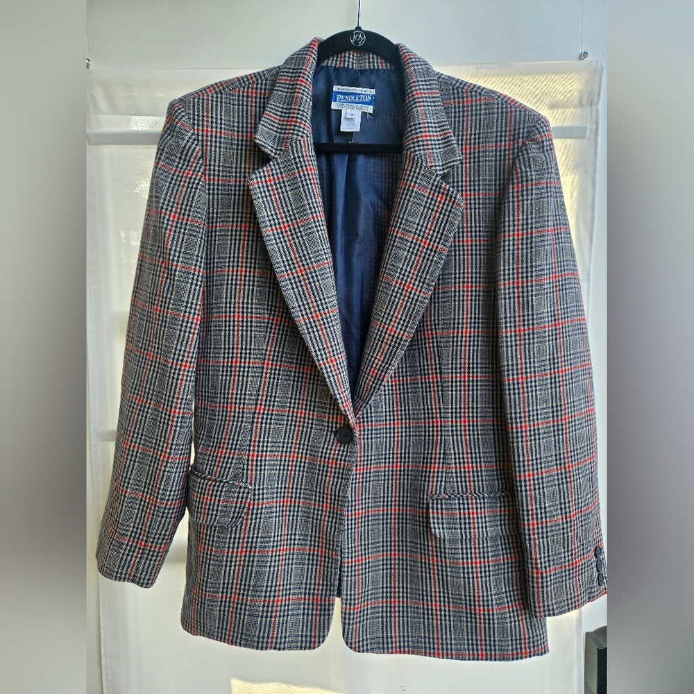 Pendleton Wool Blazer Women's 18